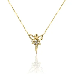 Discount Histoire d'Or Collier Fee Or Jaune Diamant