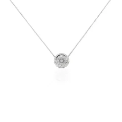 New Histoire d'Or Collier Feliz Argent Blanc Oxyde De Zirconium