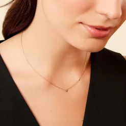 New Histoire d'Or Collier Fenton Or Jaune Oxyde De Zirconium