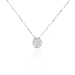 Histoire d'Or Collier Fidjy Argent Blanc Oxyde De Zirconium* Colliers|Colliers