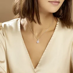 Histoire d'Or Collier Fidjy Argent Blanc Oxyde De Zirconium* Colliers|Colliers