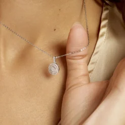 Histoire d'Or Collier Fidjy Argent Blanc Oxyde De Zirconium* Colliers|Colliers