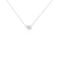 Best Histoire d'Or Collier Flamen Argent Blanc Oxyde De Zirconium