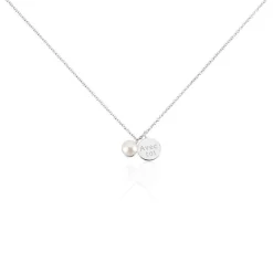 Discount Histoire d'Or Collier Florenceau Argent Blanc Perle De Culture