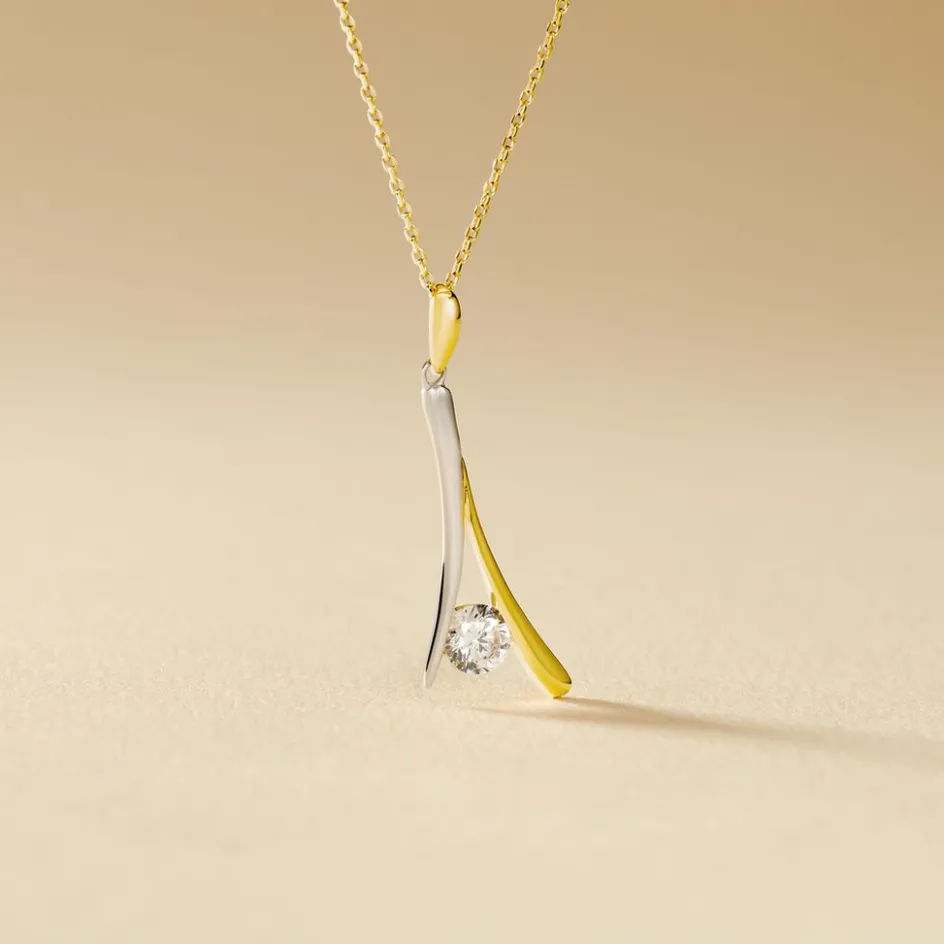 Histoire d'Or Collier Formev Or Bicolore Oxyde De Zirconium* Colliers|Colliers