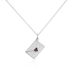 Outlet Histoire d'Or Collier Geoffrey Argent Oxydes De Zirconium
