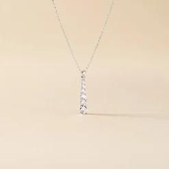 Discount Histoire d'Or Collier Georas Or Blanc Oxyde