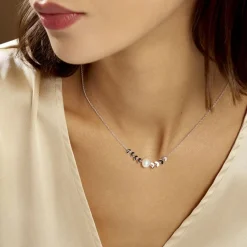 Histoire d'Or Collier Giacobbe Argent Blanc Perle De Culture* Colliers|Colliers