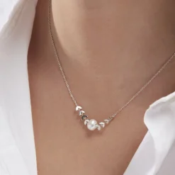 Histoire d'Or Collier Giacobbe Argent Blanc Perle De Culture* Colliers|Colliers