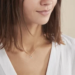 Histoire d'Or Collier Gisa Jaune Diamant Blanc