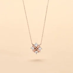 Histoire d'Or Collier Gladysse Or Rose Oxyde De Zirconium* Colliers|Colliers