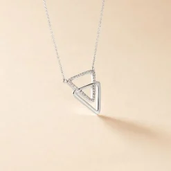 Histoire d'Or Collier Glorya Argent Blanc Oxyde De Zirconium* Colliers|Colliers