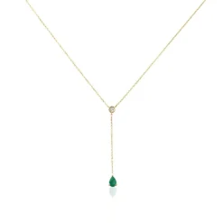 Histoire d'Or Collier Gracilia Or Jaune Emeraude Diamant* Colliers|Colliers