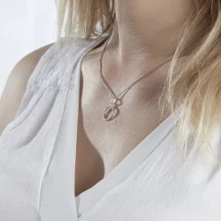 Online Histoire d'Or Collier Grâces Argent Blanc Oxyde De Zirconium