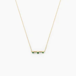 Histoire d'Or Collier Green Peas Or Jaune Emeraude* Colliers|Colliers