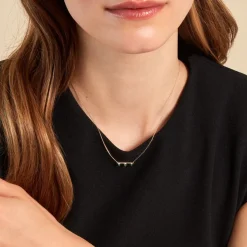 Histoire d'Or Collier Green Peas Or Jaune Emeraude* Colliers|Colliers