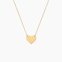 Histoire d'Or Collier Helenia Coeur Gravable Or Jaune* Bijoux Personnalisés|Colliers