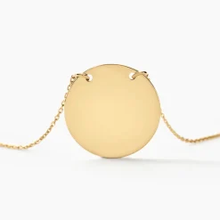 Histoire d'Or Collier Helenia Pastille Gravable* Bijoux Personnalisés|Colliers