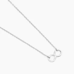 Outlet Histoire d'Or Collier Helsa Argent Blanc