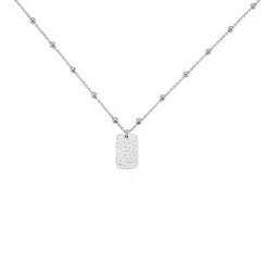 Histoire d'Or Collier Helvi Argent Blanc* Colliers|Colliers