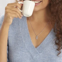 Histoire d'Or Collier Helvi Argent Blanc* Colliers|Colliers