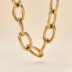 Histoire d'Or Collier Hennie Acier Doré* Colliers|Colliers Fantaisie