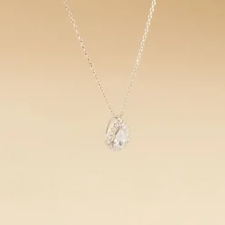 Histoire d'Or Collier Hildana Or Blanc Oxyde De Zirconium* Colliers|Colliers