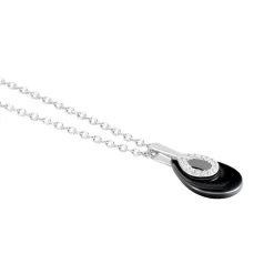 Histoire d'Or Collier Héléane Argent Blanc Céramique Et Oxyde De Zirconium* Colliers|Colliers