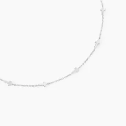 Hot Histoire d'Or Collier Hope Argent Blanc