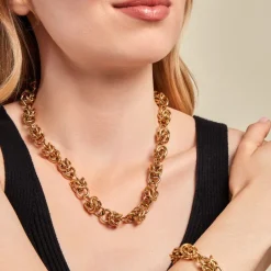 Histoire d'Or Collier Huda Acier Jaune* Colliers|Colliers