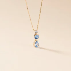 Histoire d'Or Collier Huffie Plaqué Or Jaune Pierre D'imitation* Colliers|Colliers