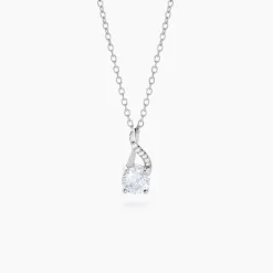 Online Histoire d'Or Collier Idylla Argent Blanc Oxyde De Zirconium