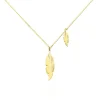 Hot Histoire d'Or Collier Indian Nature Feuilles Or Jaune