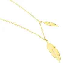 Hot Histoire d'Or Collier Indian Nature Feuilles Or Jaune