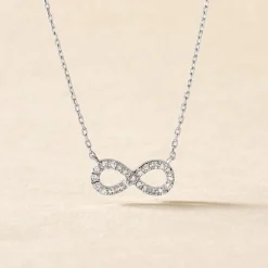 Histoire d'Or Collier Infini Empierre Or Blanc Diamant* Colliers|Colliers