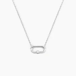 New Histoire d'Or Collier Infini Pop De Zirconium argent blanc oxyde