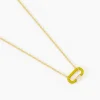 Clearance Histoire d'Or Collier Infini Pop Argent Jaune Oxyde De Zirconium