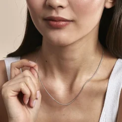 Histoire d'Or Collier Iroise Argent Blanc