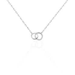 Histoire d'Or Collier Isabel Argent Blanc Oxyde De Zirconium