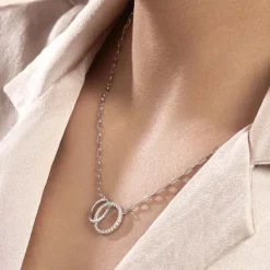 Histoire d'Or Collier Isabel Argent Blanc Oxyde De Zirconium