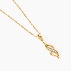 Discount Histoire d'Or Collier Ishaae Plaqué Or Jaune Oxyde De Zirconium