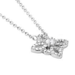 Histoire d'Or Collier Isia Argent Blanc Oxyde De Zirconium* Colliers|Colliers Fantaisie