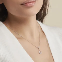 Outlet Histoire d'Or Collier Istanbul Argent Blanc Oxyde De Zirconium