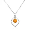 Histoire d'Or Collier Iva Argent Blanc Ambre* Colliers|Colliers