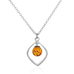 Histoire d'Or Collier Iva Argent Blanc Ambre* Colliers|Colliers