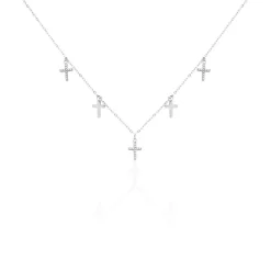 Histoire d'Or Collier Ivah Argent Blanc Oxyde De Zirconium* Colliers|Colliers