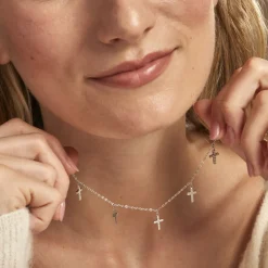 Histoire d'Or Collier Ivah Argent Blanc Oxyde De Zirconium* Colliers|Colliers