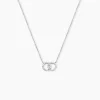 Histoire d'Or Collier Iwa Argent Blanc Oxyde De Zirconium