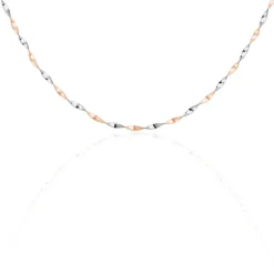 Histoire d'Or Collier Izar Torsadee Or Bicolore