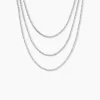 Online Histoire d'Or Collier Janelle Argent Blanc